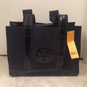 *NWT* Tory Burch Black “Tory” Tote